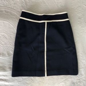 Ann Taylor navy pencil skirt
